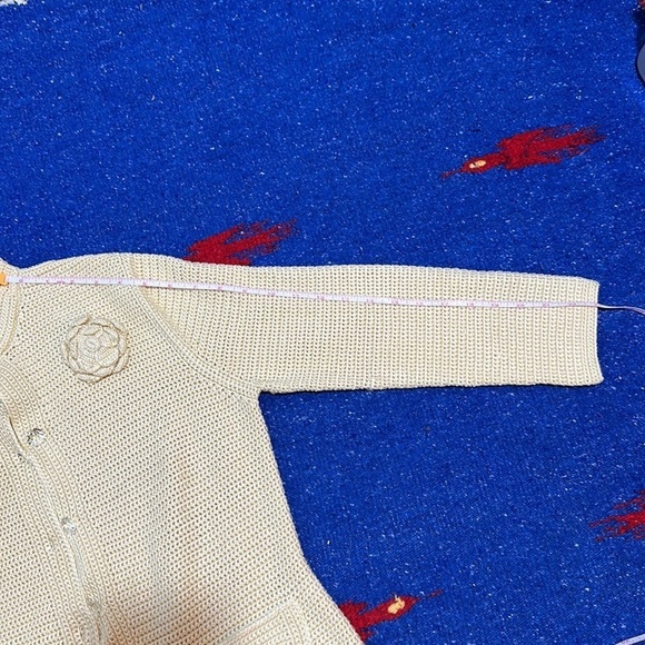 Vintage Talbots collection pure silk  with flower size M - Picture 10 of 16